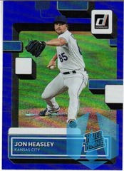 Jon Heasley 2022 Donruss Baseball - Rated Rookie #65 BLUE - Kansas City Royals
